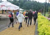 <ALT> Zawody -Marsz Nordic Walking, wyścig uczestników 
