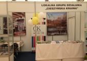 <ALT> Stoisko LGD "Cieszyńska Kraina" podczas Targów Atrakcje Regionów w Chorzowie